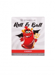 Стимулирующий презерватив-насадка Roll   Ball Cherry - Sitabella - купить с доставкой в Норильске