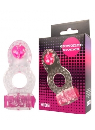 Прозрачное эрекционное кольцо Erowoman-Eroman - Erowoman-Eroman - в Норильске купить с доставкой