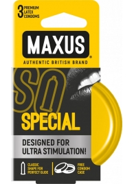 Презервативы с точками и рёбрами в железном кейсе MAXUS Special - 3 шт. - Maxus - купить с доставкой в Норильске