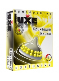 Презерватив LUXE  Exclusive  Кричащий банан  - 1 шт. - Luxe - купить с доставкой в Норильске