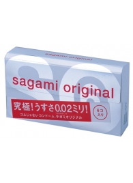 Ультратонкие презервативы Sagami Original - 6 шт. - Sagami - купить с доставкой в Норильске