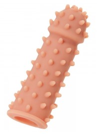 Телесная реалистичная насадка KOKOS Extreme Sleeve 03 с дополнительной стимуляцией - 12,7 см. - KOKOS - в Норильске купить с доставкой