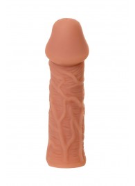 Телесная реалистичная насадка KOKOS Extreme Sleeve 05 с дополнительной стимуляцией - 12,7 см. - KOKOS - в Норильске купить с доставкой
