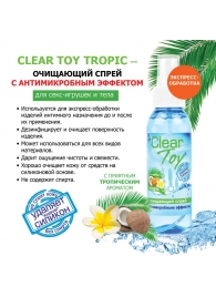 Очищающий спрей для игрушек CLEAR TOY Tropic - 100 мл. - Биоритм - купить с доставкой в Норильске