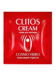 Пробник возбуждающего крема для женщин Clitos Cream - 1,5 гр. - Биоритм - купить с доставкой в Норильске