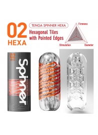 Мастурбатор SPINNER Hexa - Tenga - в Норильске купить с доставкой