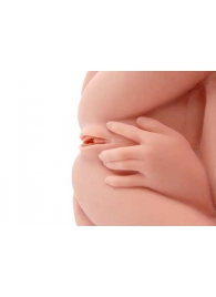 Реалистичный торс-девушка Hera 3 с тремя тугими отверстиями, вибрацией, ротацией и голосом - KOKOS - в Норильске купить с доставкой