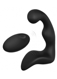 Черный вибромассажер простаты REMOTE BOOTY PLEASER - Dream Toys - в Норильске купить с доставкой