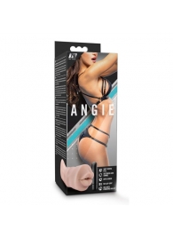 Телесный мастурбатор-ротик Angie - Blush Novelties - в Норильске купить с доставкой