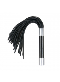 Черная плеть Easytoys Flogger With Metal Grip - 38 см. - Easy toys - купить с доставкой в Норильске