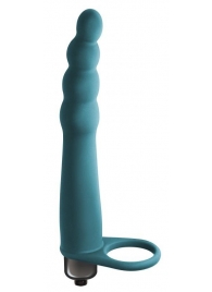 Зеленая вибронасадка для двойного проникновения Bramble - 16,5 см. - Lola Games - купить с доставкой в Норильске