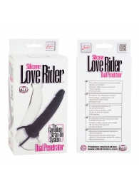 Насадка на пенис Silicone Love Rider Dual Penetrator для двойного проникновения - 14 см. - California Exotic Novelties - в Норильске купить с доставкой