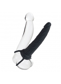 Насадка на пенис Silicone Love Rider Dual Penetrator для двойного проникновения - 14 см. - California Exotic Novelties - в Норильске купить с доставкой