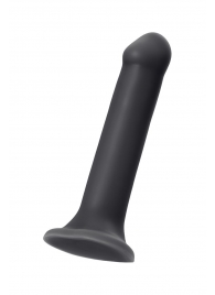 Черный фаллос на присоске Silicone Bendable Dildo XL - 20 см. - Strap-on-me - купить с доставкой в Норильске