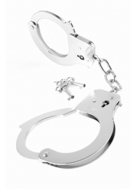 Металлические серебристые наручники Designer Metal Handcuffs - Pipedream - купить с доставкой в Норильске