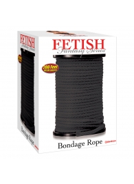 Черная веревка для связывания Bondage Rope - 60,9 м. - Pipedream - купить с доставкой в Норильске