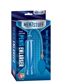 Синяя вакуумная помпа MENZSTUFF PENIS ENLARGER - Dream Toys - в Норильске купить с доставкой