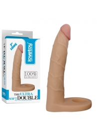 Телесная насадка-фаллоимитатор для двойного проникновения - 17 см. - Lovetoy - купить с доставкой в Норильске