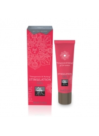 Возбуждающий интимный гель для двоих STIMULATION GEL Pomegranate   Nutmeg - 30 мл. - Shiatsu - купить с доставкой в Норильске