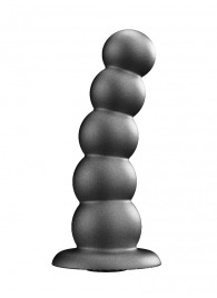 Черная насадка-плаг на харнесс PLATINUM 9 - 24 см. - LOVETOY (А-Полимер) - купить с доставкой в Норильске