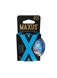 Классические презервативы в пластиковом кейсе MAXUS Classic - 3 шт. - Maxus - купить с доставкой в Норильске