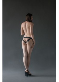 Черные трусики Better с анальной насадкой - 8 см. - Lola Games - купить с доставкой в Норильске