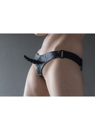 Черные трусики Better с анальной насадкой - 8 см. - Lola Games - купить с доставкой в Норильске