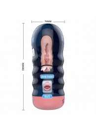Мастурбатор-ротик Vacuum Cup Masturbator - Baile - в Норильске купить с доставкой