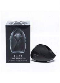 Черный инновационный мужской вибратор PULSE SOLO ESSENTIAL - Hot Octopuss - в Норильске купить с доставкой