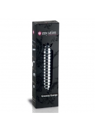 Рельефный фаллос для интенсивного электросекса Groovey George - 20 см. - MyStim - купить с доставкой в Норильске