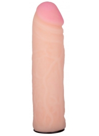 Пояс-трусики с насадкой Glamour Silver - 15,5 см. - LOVETOY (А-Полимер) - купить с доставкой в Норильске