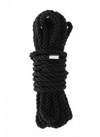 Черная веревка для шибари DELUXE BONDAGE ROPE - 5 м. - Dream Toys - купить с доставкой в Норильске