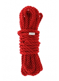 Красная веревка для шибари DELUXE BONDAGE ROPE - 5 м. - Dream Toys - купить с доставкой в Норильске