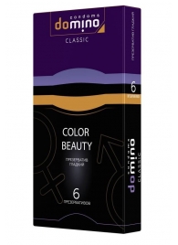 Разноцветные презервативы DOMINO Colour Beauty - 6 шт. - Domino - купить с доставкой в Норильске