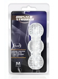 Прозрачный фигурный мастурбатор Master Stroker - Blush Novelties - в Норильске купить с доставкой