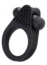 Черное эрекционное виброкольцо Brid с шипиками - A-toys - в Норильске купить с доставкой