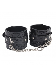 Черные наручники Be good Wrist Cuffs - Chisa - купить с доставкой в Норильске