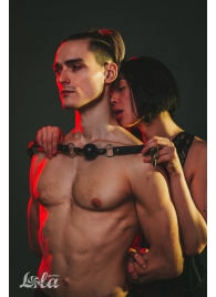 Черный кляп Love Addict на замочке - Lola Games - купить с доставкой в Норильске