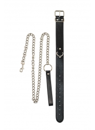 Черный ошейник с поводком Wild - Lola Games - купить с доставкой в Норильске