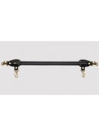 Черная распорка для ног Bound to You Faux Leather Spreader Bar - 50,8 см. - Fifty Shades of Grey - купить с доставкой в Норильске