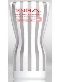 Мастурбатор TENGA Squeeze Tube Cup Soft - Tenga - в Норильске купить с доставкой