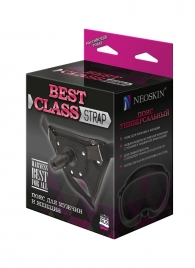 Черный пояс для насадок BEST CLASS STRAP - LOVETOY (А-Полимер) - купить с доставкой в Норильске