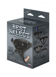 Пояс HARNESS BEST SELECT с вагинальной пробкой - LOVETOY (А-Полимер) - купить с доставкой в Норильске