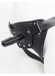 Черный пояс для насадок CLASS STRAP Restyling - LOVETOY (А-Полимер) - купить с доставкой в Норильске