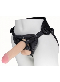 Пояс харнесс BEST UNI strap с 2 насадками - 18 и 22 см. - LOVETOY (А-Полимер) - купить с доставкой в Норильске