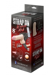 Вибрострапон Woman Midi с вагинальной пробкой - 22 см. - LOVETOY (А-Полимер) - купить с доставкой в Норильске