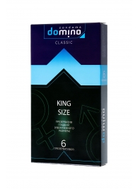 Презервативы увеличенного размера DOMINO Classic King size - 6 шт. - Domino - купить с доставкой в Норильске