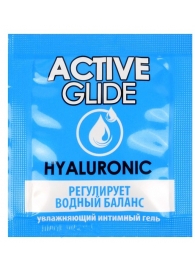 Лубрикант на водной основе Active Glide с гиалуроновой кислотой - 3 гр. - Биоритм - купить с доставкой в Норильске