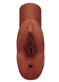 Коричневый мастурбатор Perfect Pussy Double Stroker - Pipedream - в Норильске купить с доставкой
