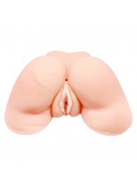 Телесная вибровагина Julie с 2 рабочими отверстиями - Baile - в Норильске купить с доставкой